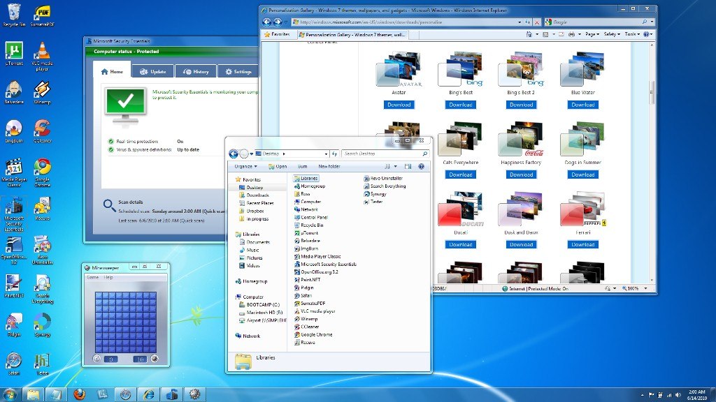 Windows 7 default theme download